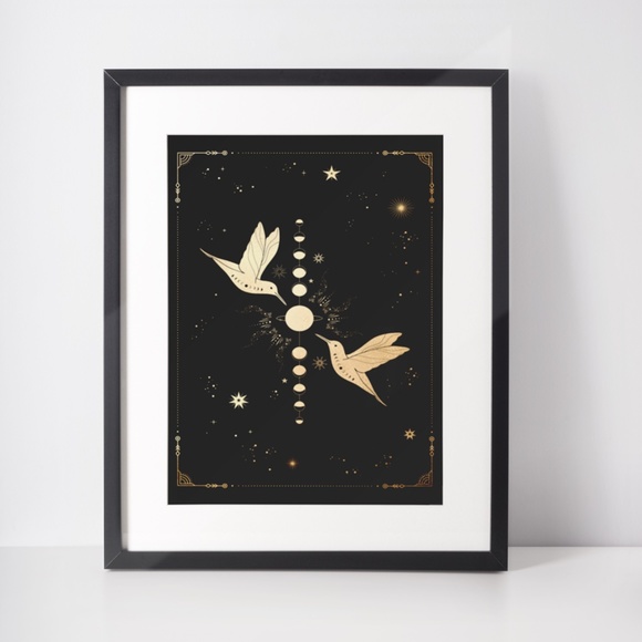 Wall Art Esoteric Celestial Mystic Print Poster Unframed - Picture 5 of 5